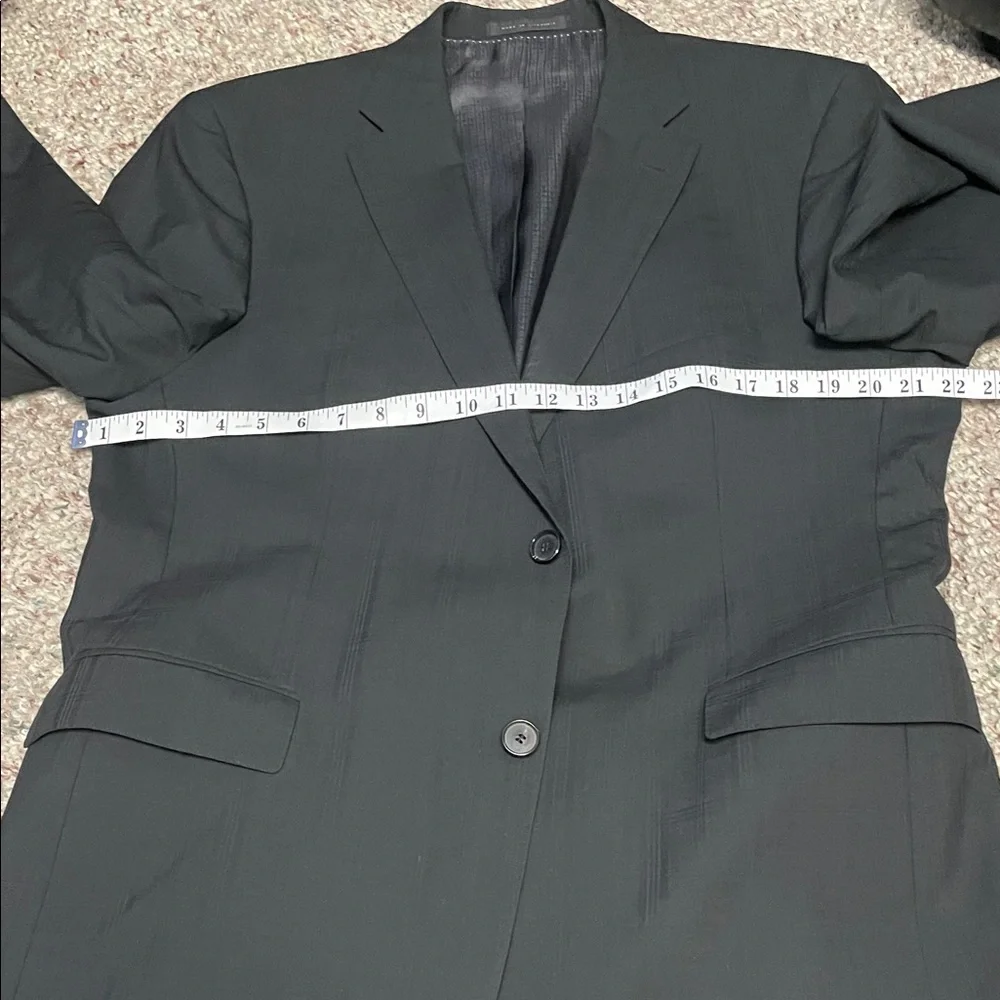 Hugo boss 100% wool Classic Black subtle check accent Men's Suit - Picture 8 of 13